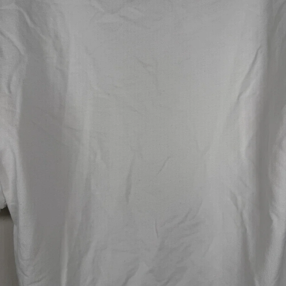 Fab*rik Puff Sleeve XS Tee Womens White Short Sleeve Pullover Officecore‎ Blouse